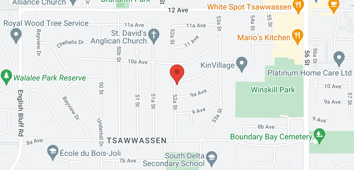 map of 980 52A STREET
